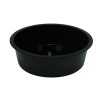 Black Melamine Barrel Bowl Liner 307x90mm 4.5L