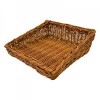 Poly Wicker Willow Basket  FrontH/110mm BackH - 337x331x55-110mm