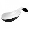 Black/White Melamine Amuse Bouche Spoon - 104x42x20mm - Pack of 10 